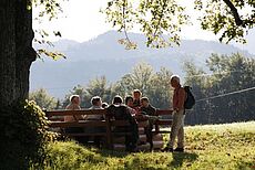 Rast beim Wandern