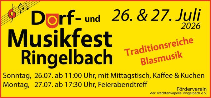 Dorf- und Musikfest Ringelbach