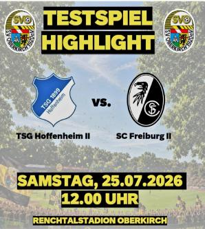 Testspiel in Oberkirch