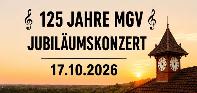 Jubiläumskonzert des Männergesangverein Zusenhofen