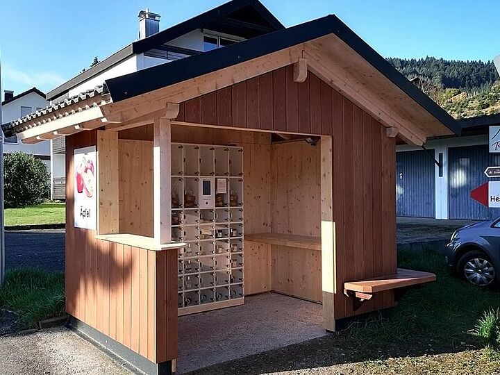 Verkaufsautomat Obsthof Huber